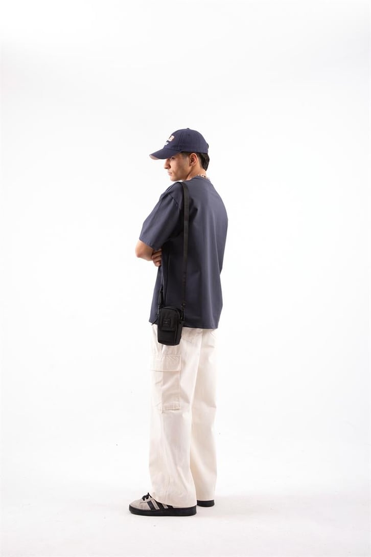 Kargo Cep Detaylı Kahverengi Baggy Pantolon