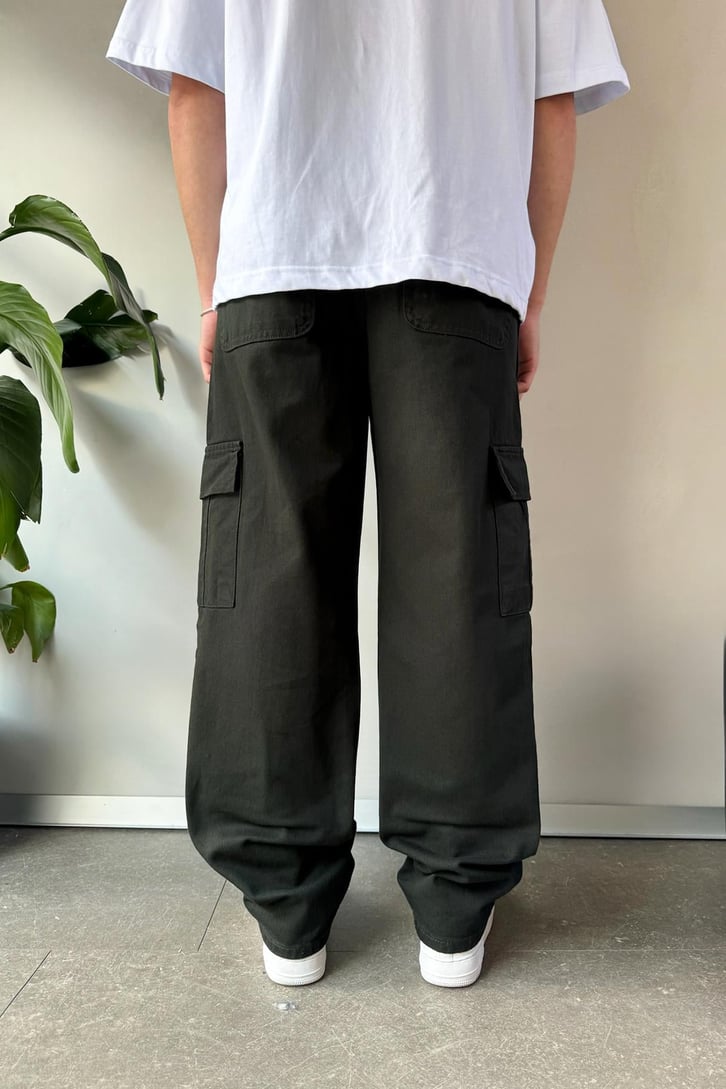 Kargo Cep Kahverengi Baggy Pantolon