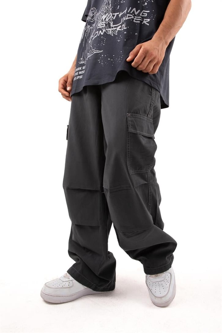 Kargo Cep Stoperli Antrasit Baggy Jean