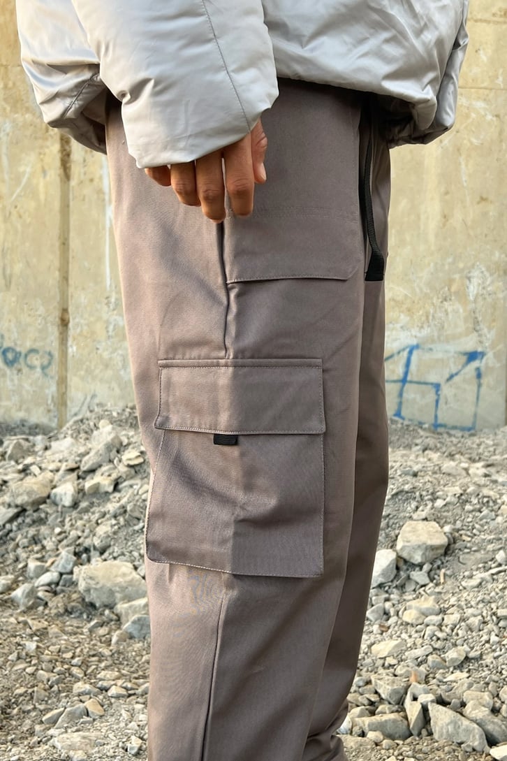 Kargo Cepli Bej Pantolon