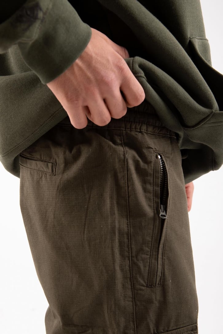 Kargo Cepli Haki Jogger Pantolon