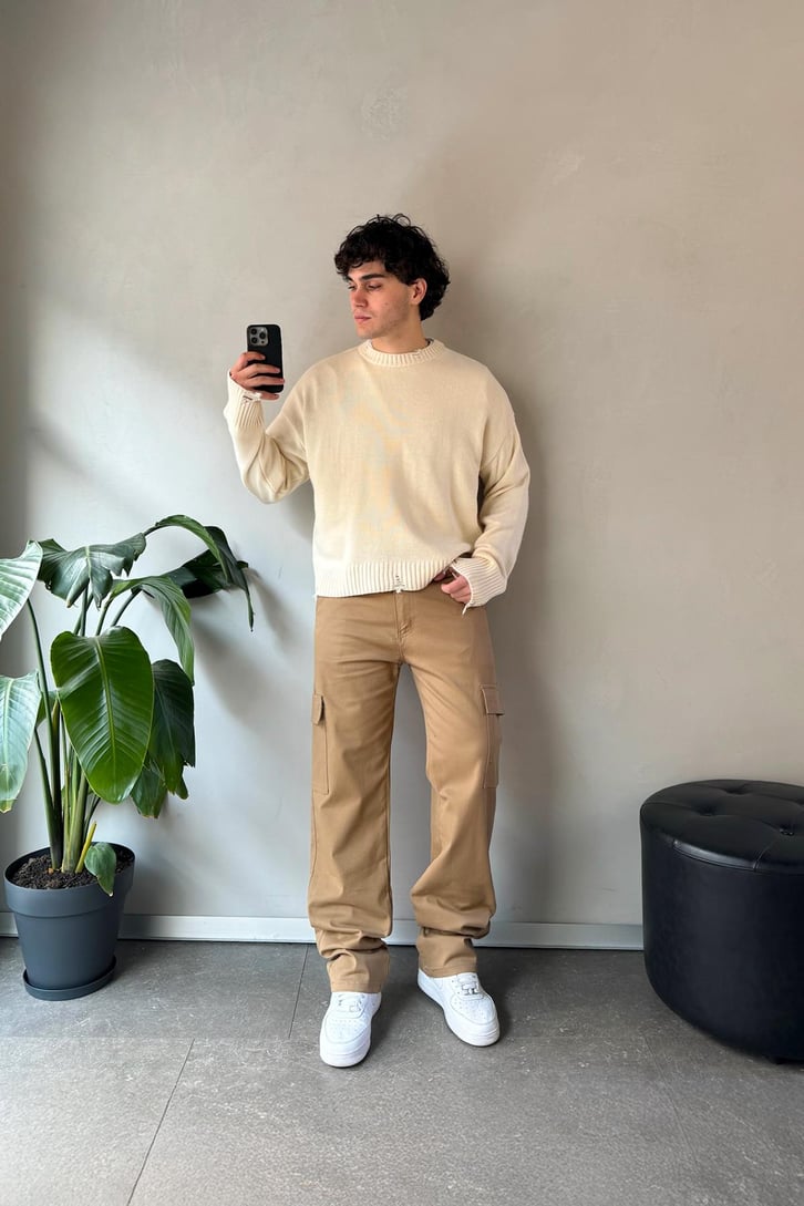 Kargo Cepli Regular Fit Pantolon