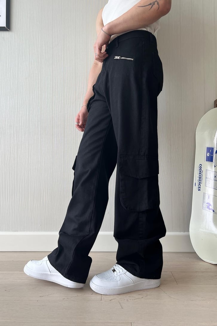 Kargo Cepli Zipper Baggy Jean