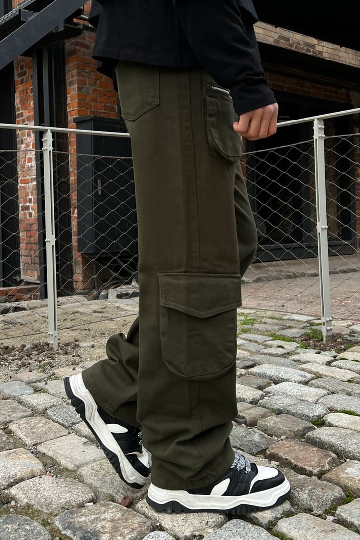 Kargo Cepli Zipper Baggy Jean