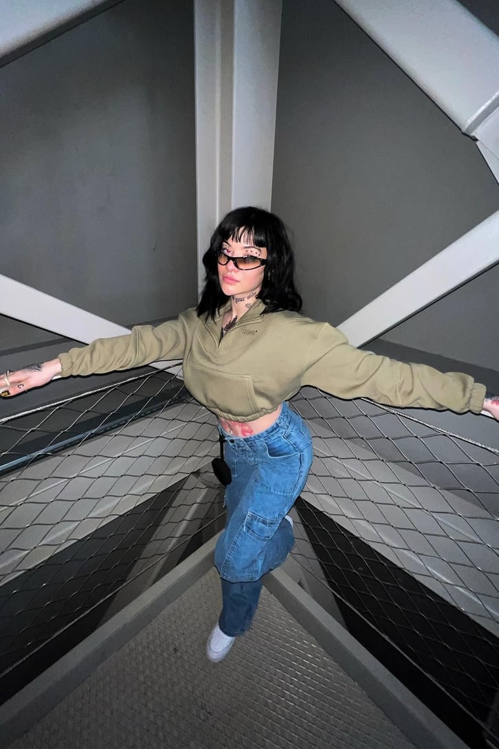 Kargo Ceplli Mavi Baggy Jean