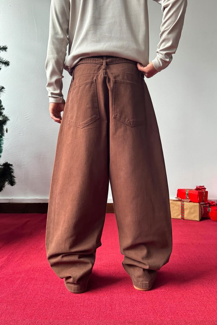 Kemerli Baggy Pantolon