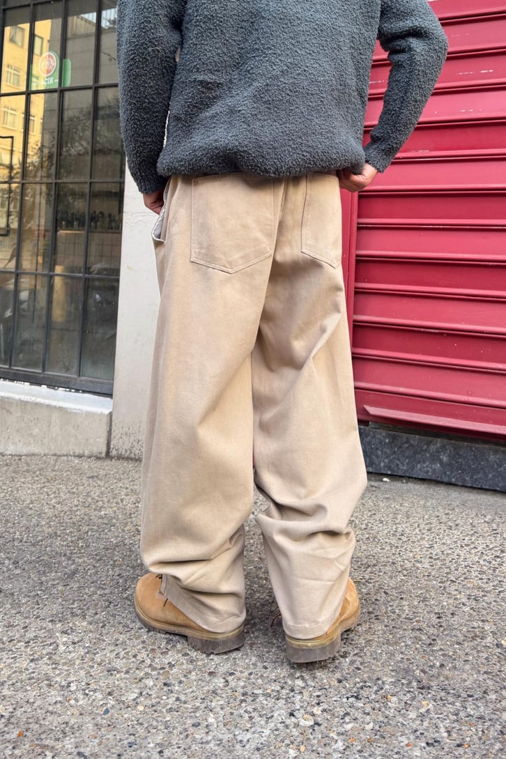 Kemerli Baggy Pantolon