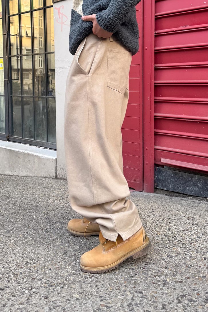 Kemerli Baggy Pantolon
