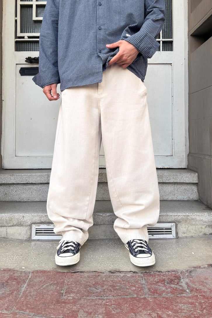 Kemerli Baggy Pantolon