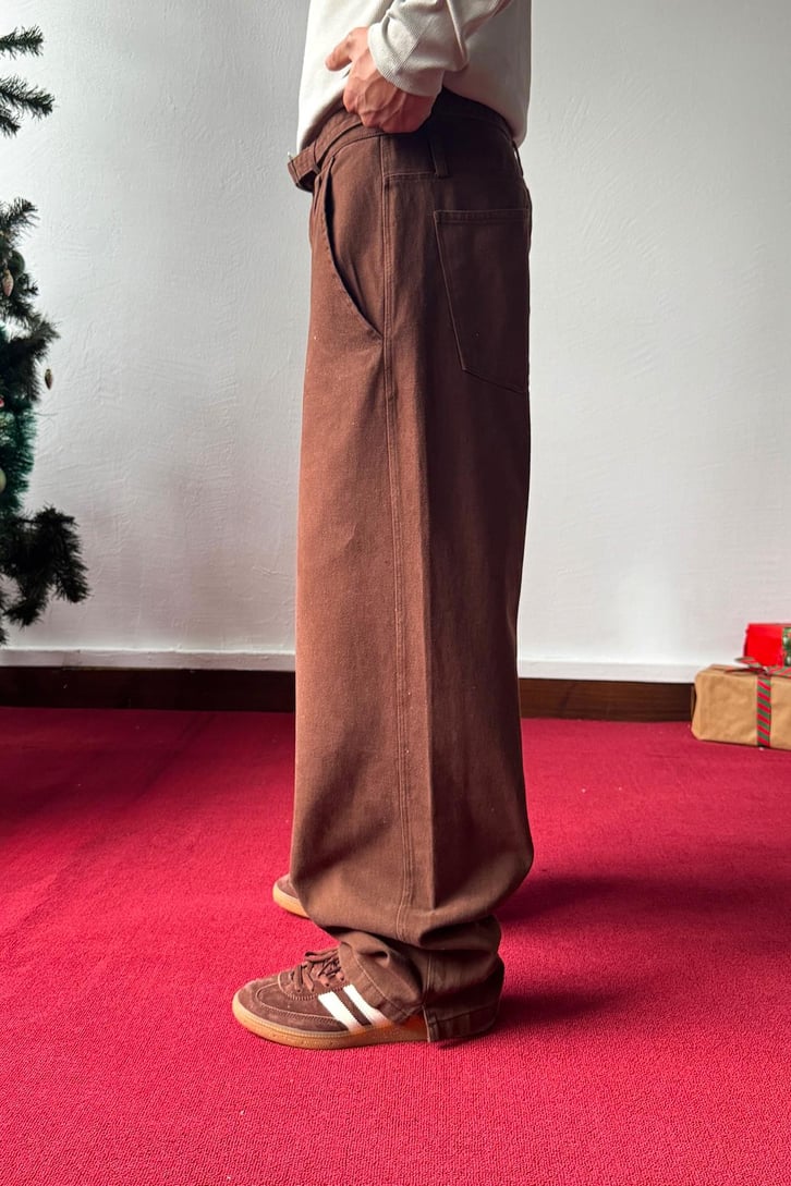 Kemerli Baggy Pantolon