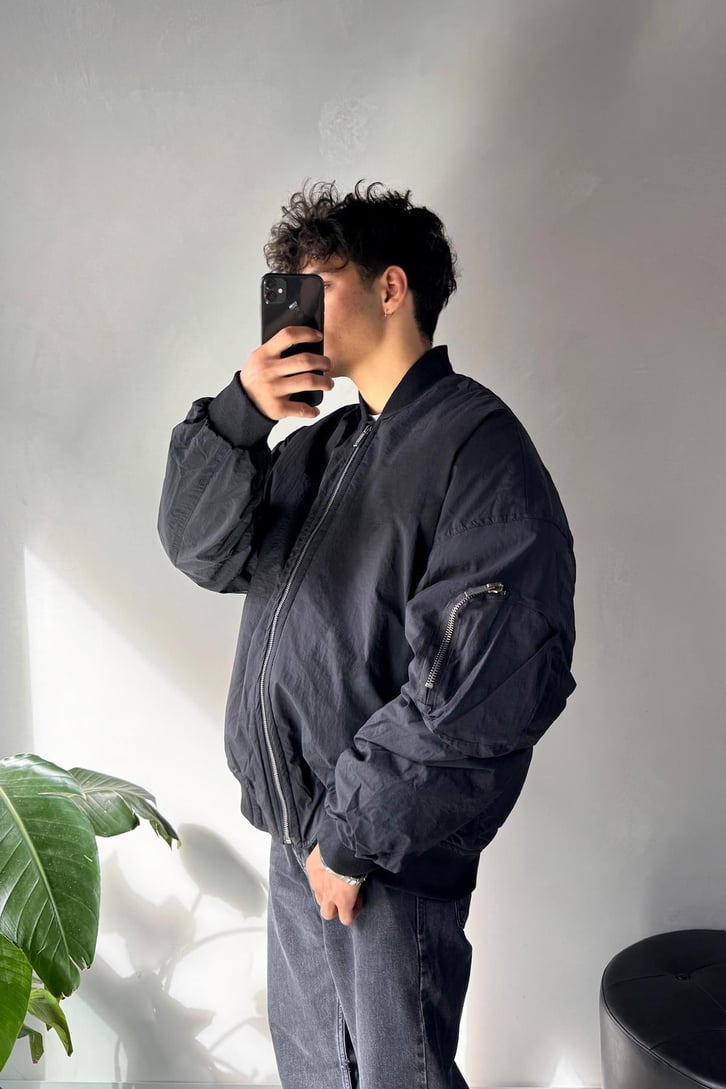 Kol Cepli Bomber Ceket