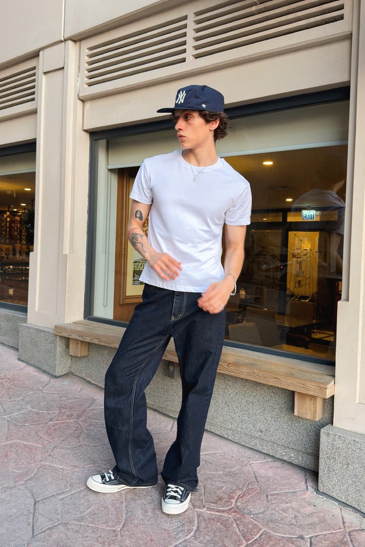 Kol Nakışlı Baby Fit Tişört