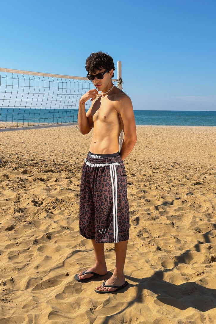 Leopar Baggy Jort