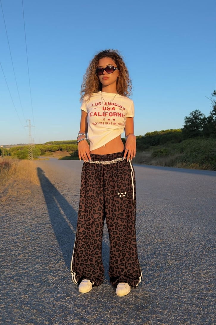 Leopar Pattern Monster Fit