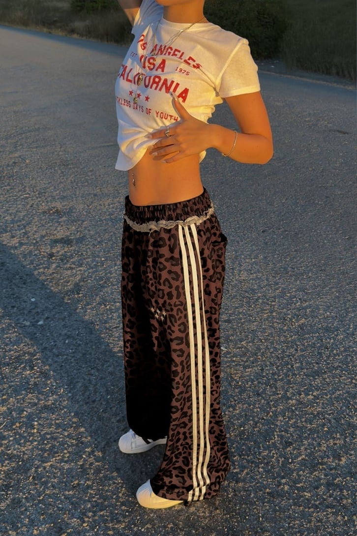 Leopar Pattern Monster Fit