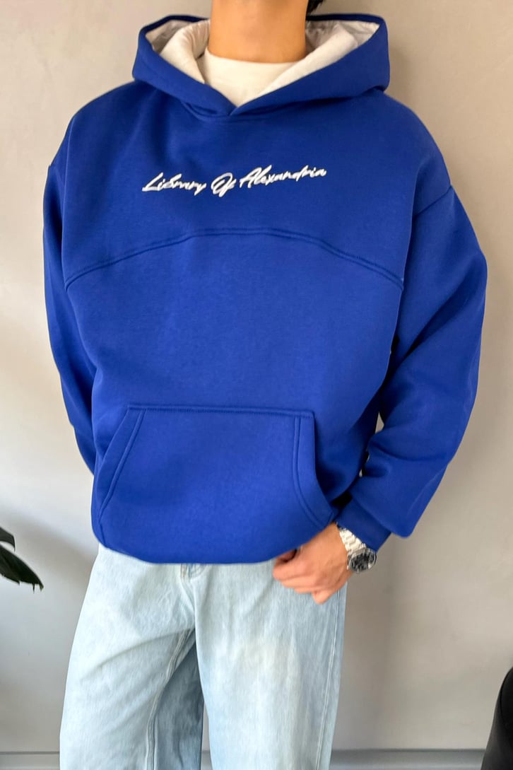 Library Of Alexandria Nakışlı Hoodie