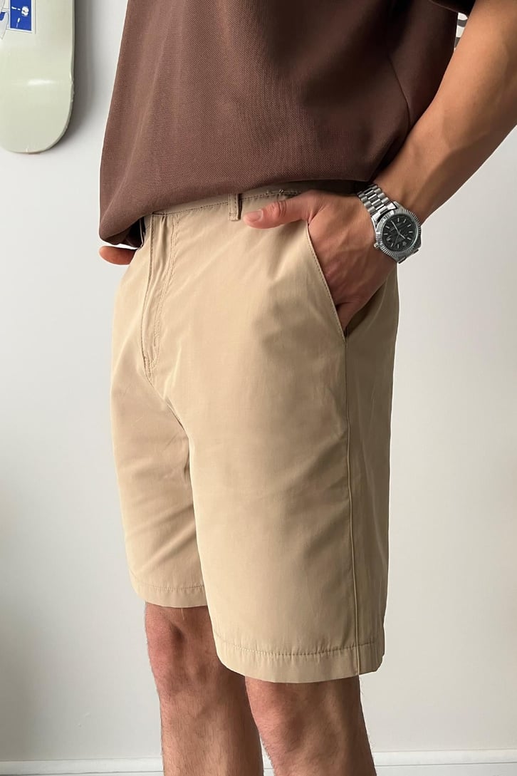 Likralı Extra Rahat Kumaş Şort