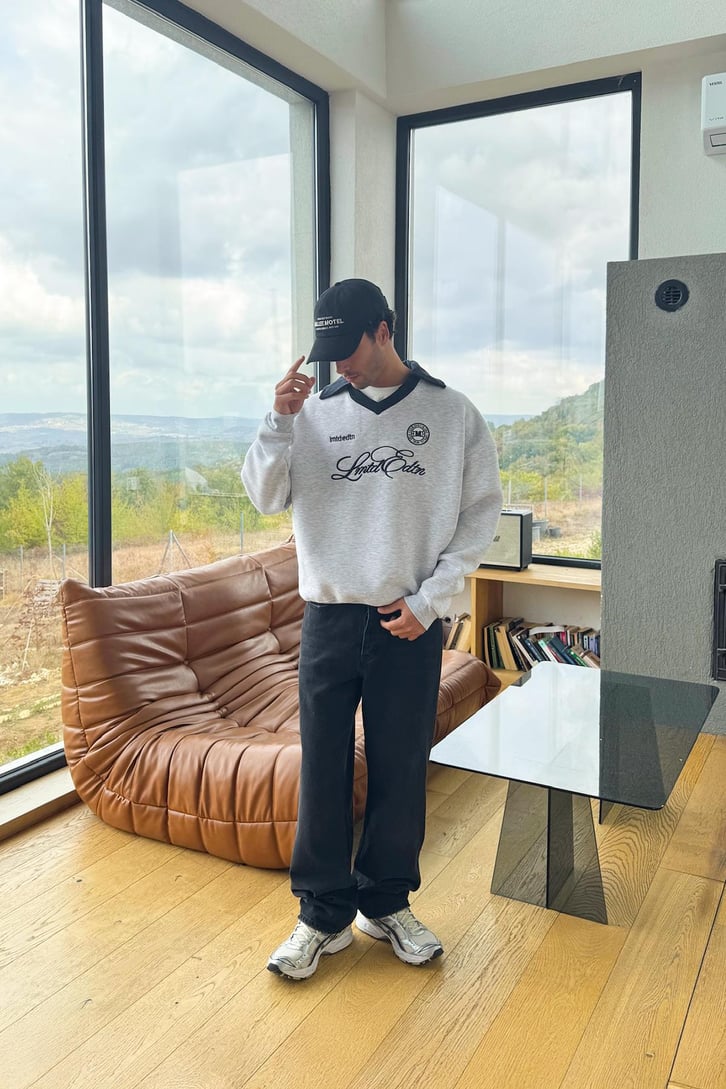 Limited Edition Nakışlı Sweatshirt