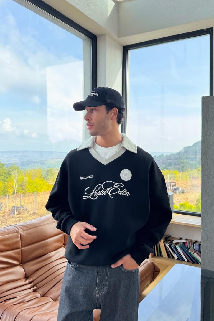 Limited Edition Nakışlı Sweatshirt