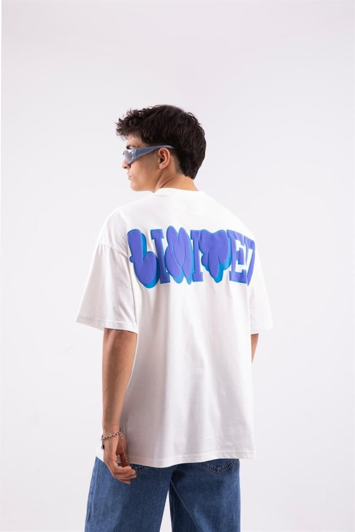 Limited Kabartma Baskılı Oversize Tshirt