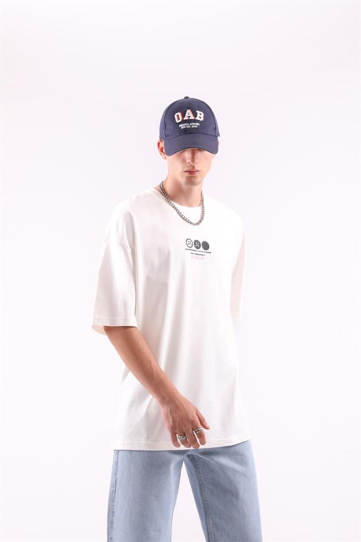 Love Hurts Sırt Baskılı Oversize Tshirt