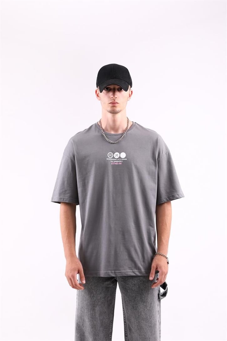 Love Hurts Sırt Baskılı Oversize Tshirt
