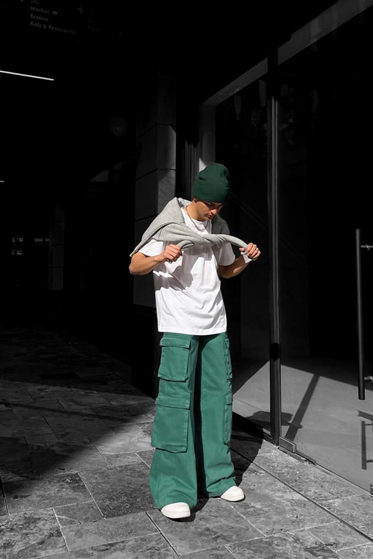 Luxe to Kill Baskılı Beyaz Oversize Tişört
