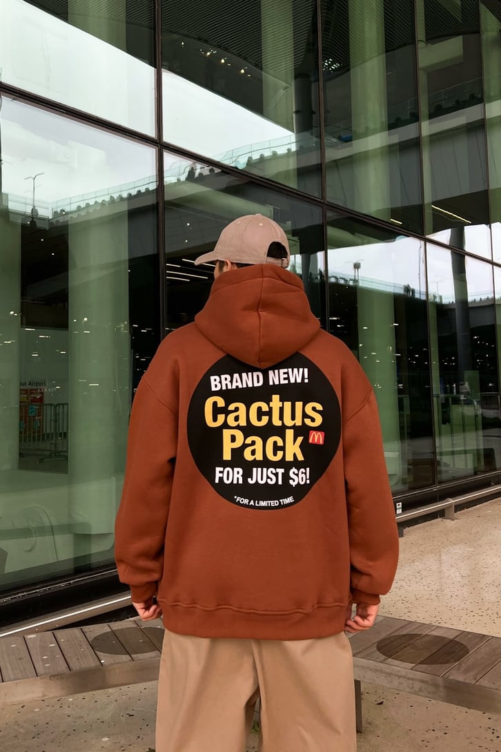 M Cactus Pack Oversize Hoodie