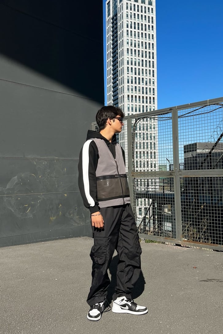 Man Cargo Pocket Baggy Pantolon