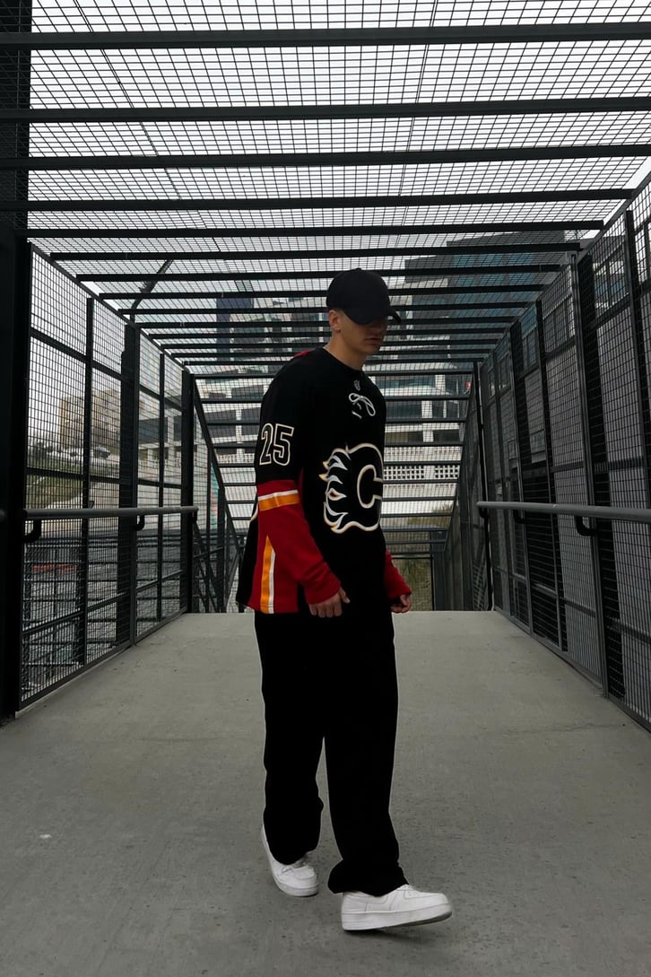 Markstorm 25 Baskılı Siyah Sweatshirt