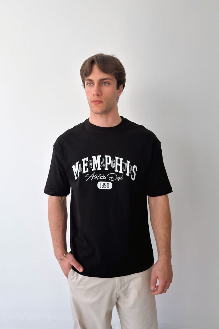 Memphis Baskılı Tişört