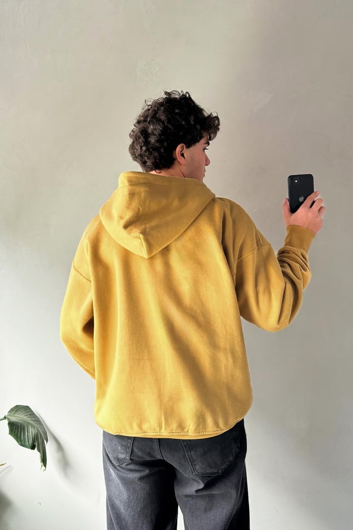 Metropolis Nakışlı Zip Hoodie
