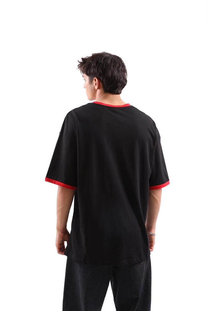 Miami Beach Baskılı Oversize Tshirt