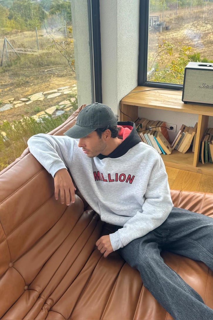 Million Baskılı Hoodie