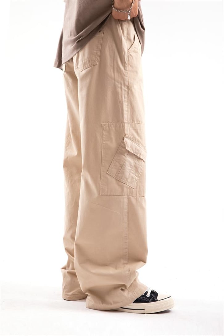 Mini Cep Detay Baggy Pantolon
