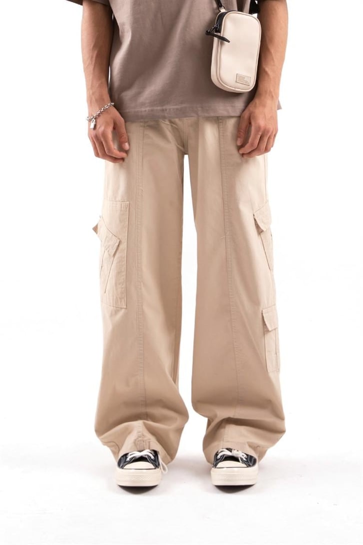 Mini Cep Detay Baggy Pantolon