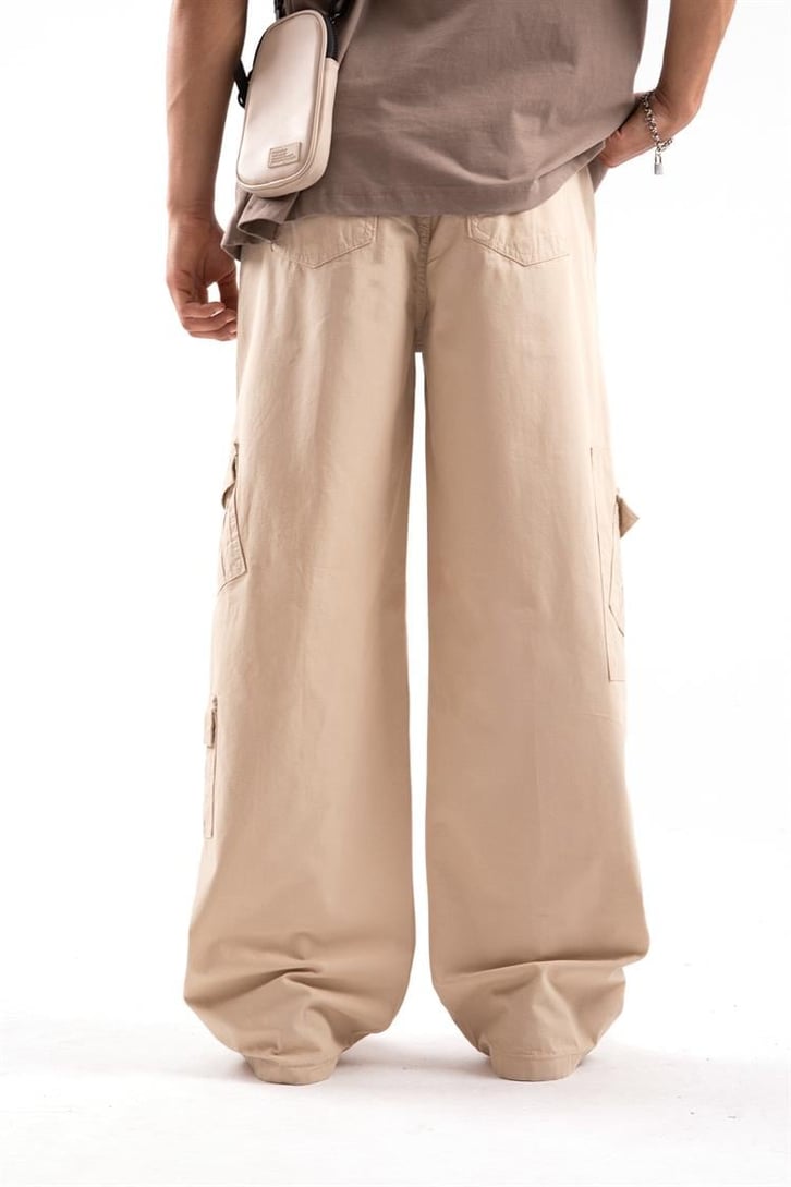 Mini Cep Detay Baggy Pantolon