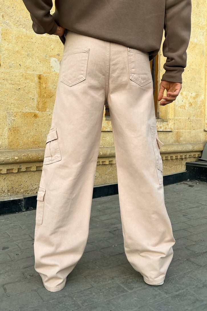 Mini Cep Detay Baggy Pantolon