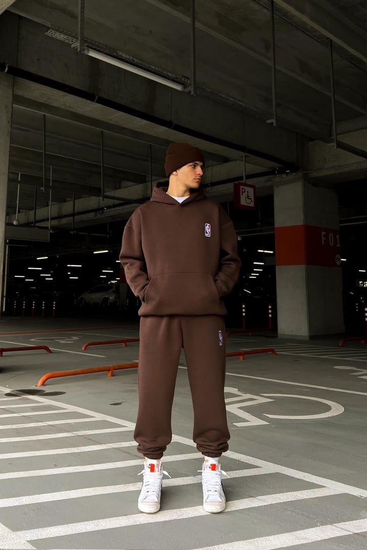 Mini Logo Nakışlı Eşofman Takımı
