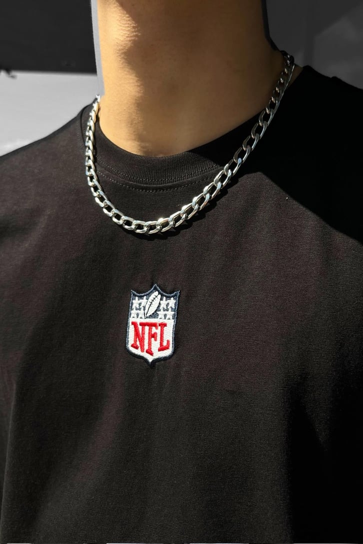 Mini Logo Nakışlı Oversize Tshirt