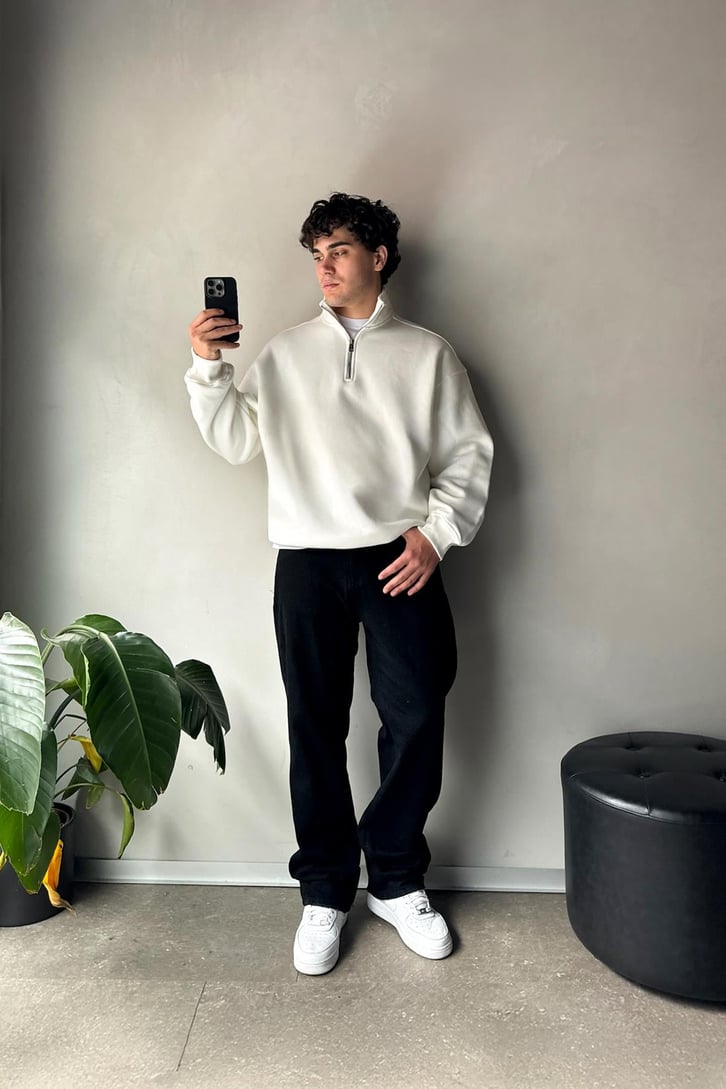 Minimal Yırtık Detay Basic Regular Jean