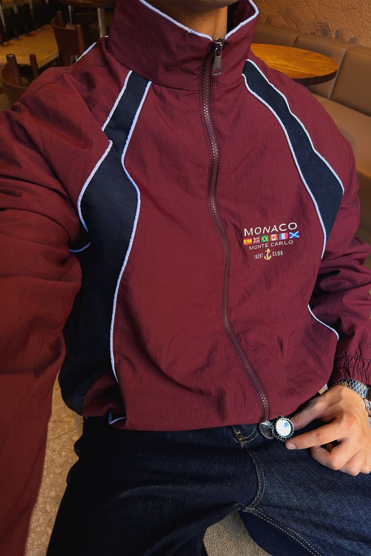 Monaco Monte Carlo Yacht Club Rüzgarlık ceket