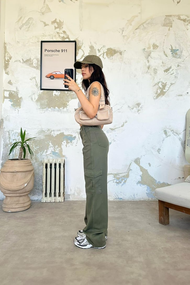Multi Pocket Baggy Jean