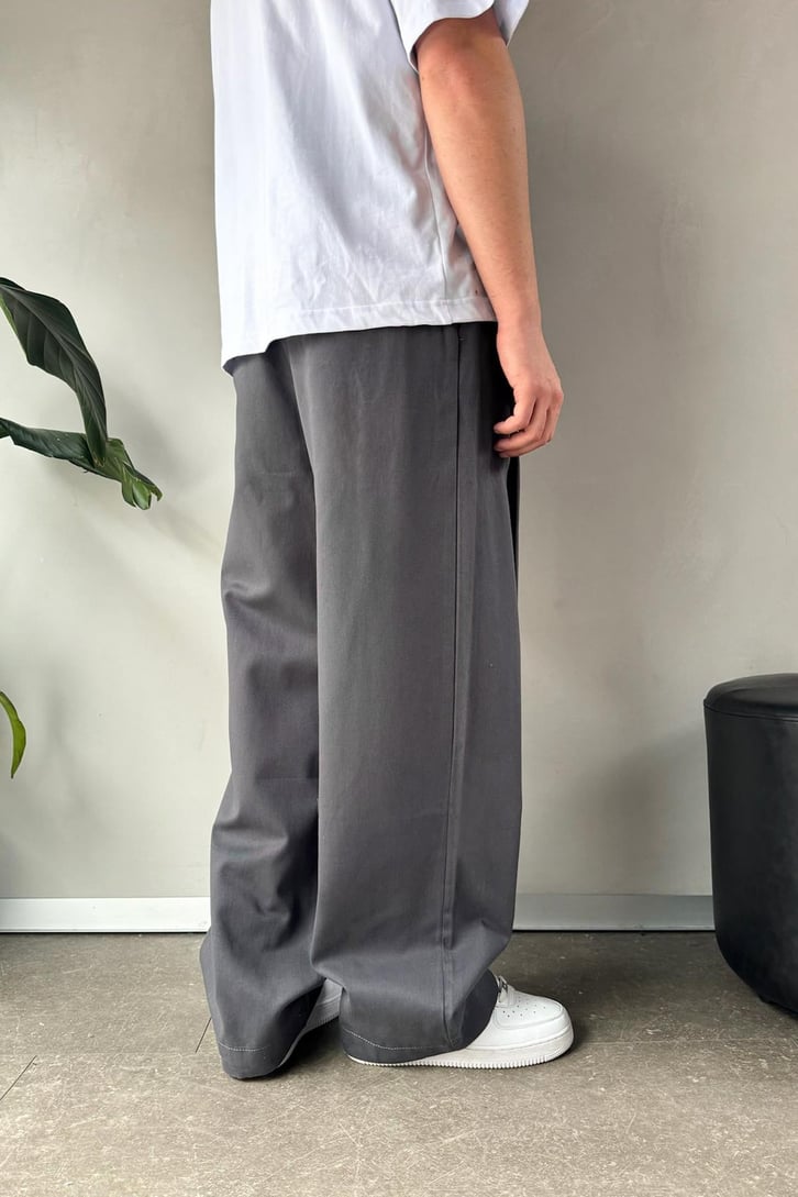 Muse Tek Pileli Baggy Pantolon