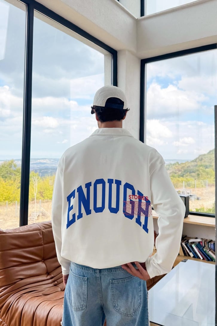 Ninety One Baskılı Sweatshirt