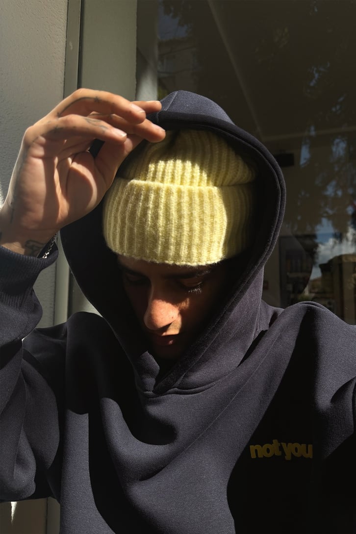 Not You Again Baskılı Hoodie