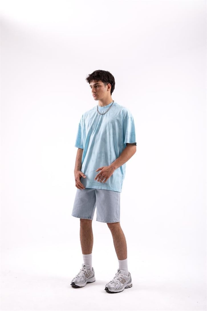 Official Baskılı Oversize Tshirt