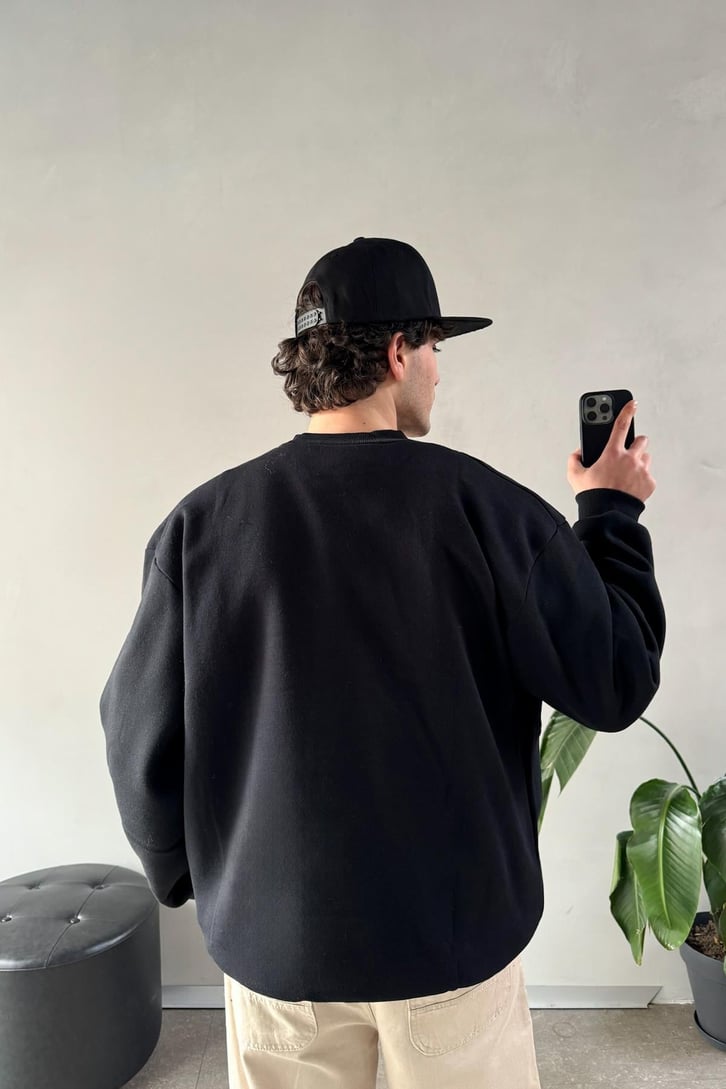 Official Man Worldwide Baskılı Sweatshirt