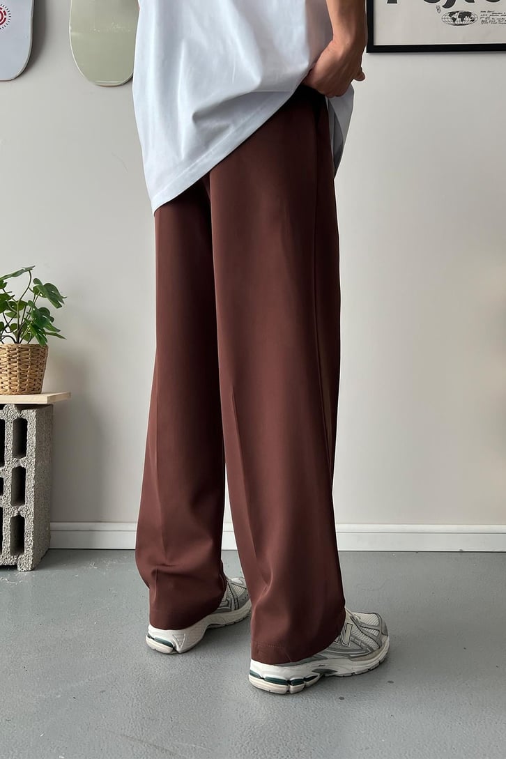 Old Money Extra Rahat Baggy Fit Kumaş Pantolon