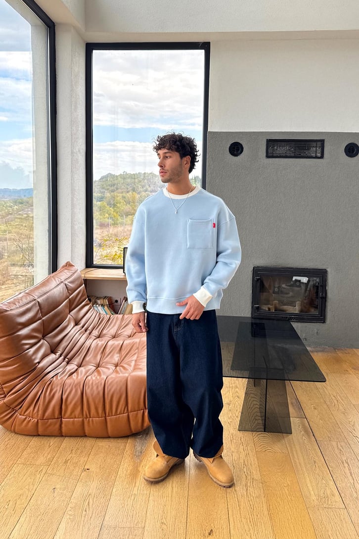 Ön Cep Detay Sweatshirt